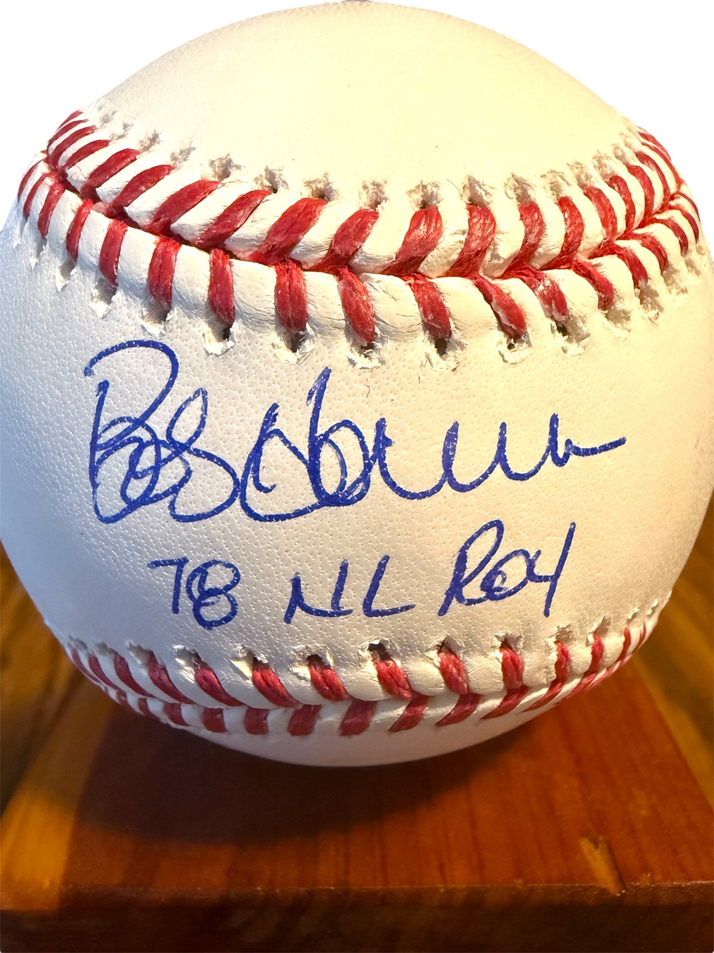 Bob Horner Signed Major League Baseball