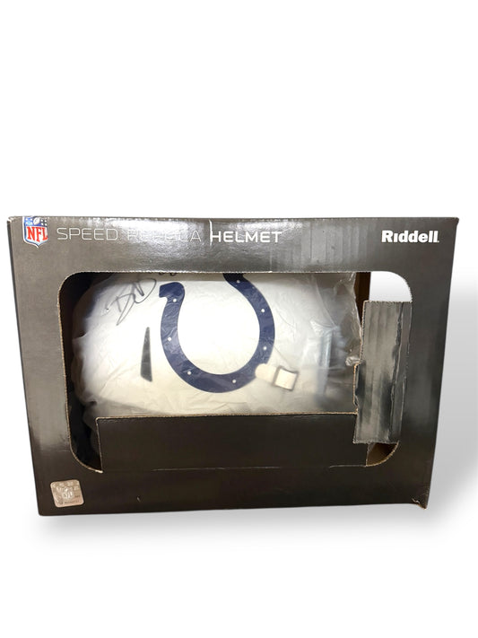 Reggie Wayne Signed The Full Size Replica Helmet